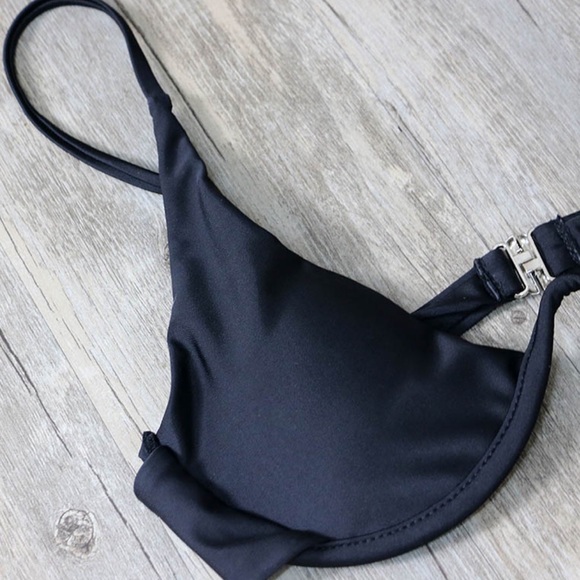 Black padded underwire bikini - Picture 5 of 6